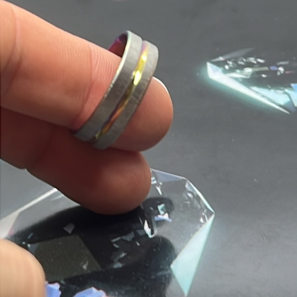 Stainless Steel Ring Size 22 - Picture 2 of 2